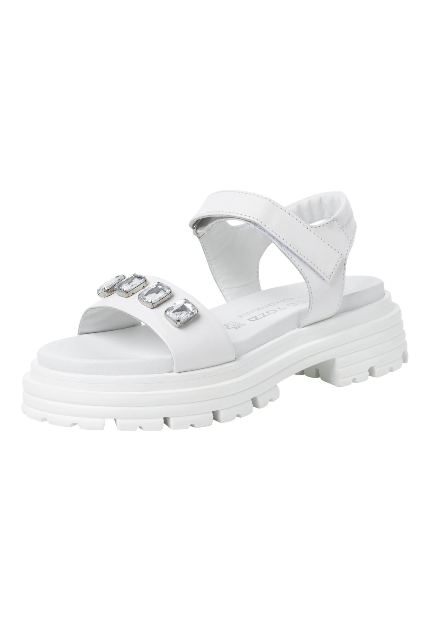 Marco Tozzi By Guido Maria Kretschmer - Sandalen Met Plateauzool - White 3 Marco Tozzi By Guido Maria Kretschmer - Sandalen Met Plateauzool - White - Afbeelding 3