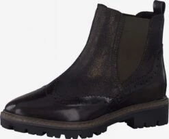 Marco Tozzi Enkellaarsjes Chelsea Boots Dames Kastanjebruin
