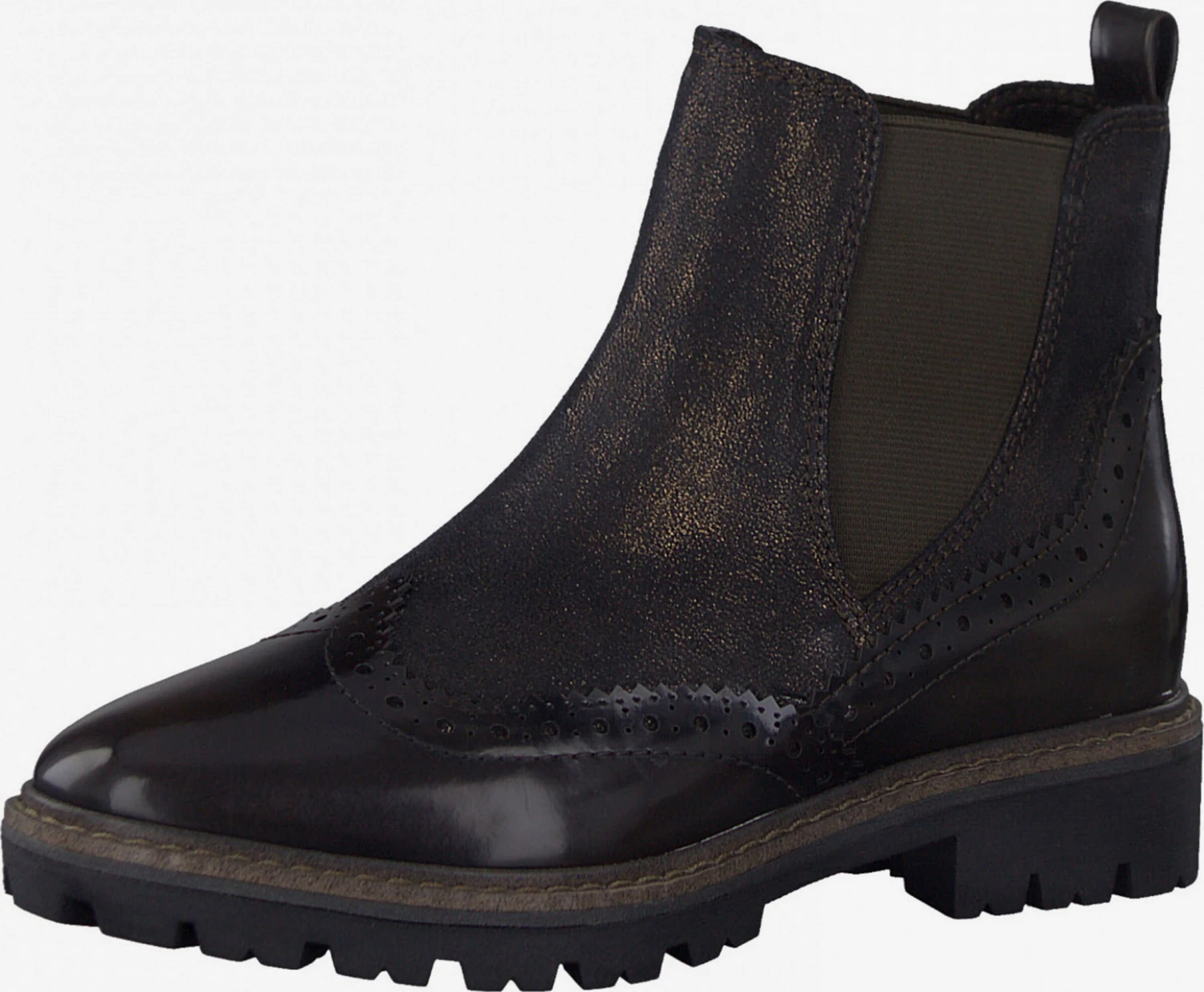 Marco Tozzi Enkellaarsjes Chelsea Boots Dames Kastanjebruin 1 Marco Tozzi Enkellaarsjes Chelsea Boots Dames Kastanjebruin