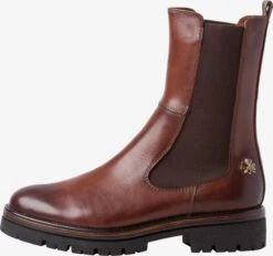 Enkellaarsjes Chelsea Boots Dames Donkerbruin 8 Enkellaarsjes Chelsea Boots Dames Donkerbruin -Clothing store 830ec196303f6265dad563fad0e75bbe