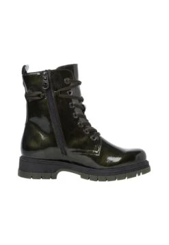 Marco Tozzi Kretschmer - Veterboots - Khaki Met Pat. -Clothing store 8464d67f85114e1085a96882feef56ca