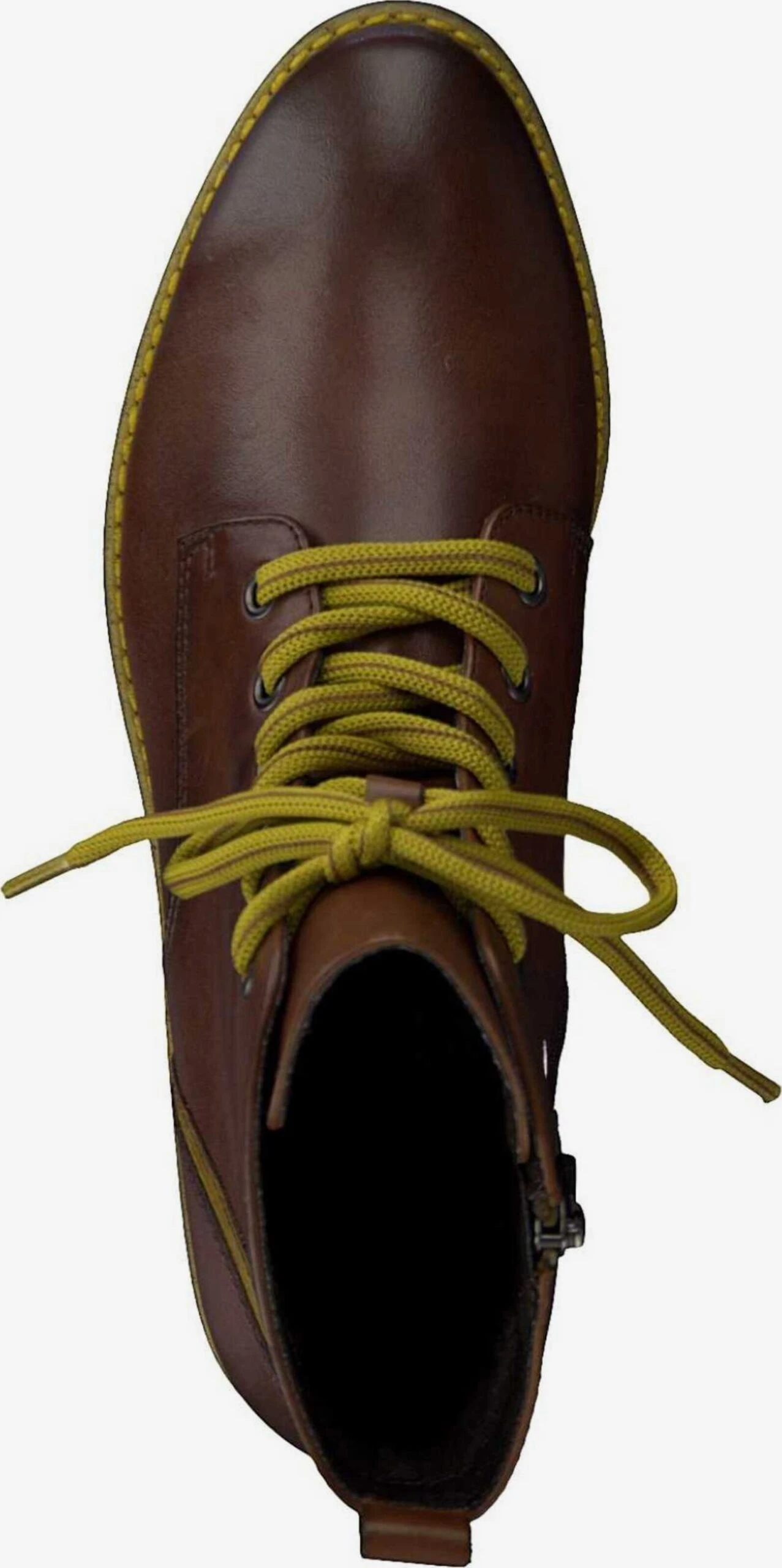 Marco Tozzi Enkellaarsjes Veterlaarsjes Dames Kastanjebruin 4 Marco Tozzi Enkellaarsjes Veterlaarsjes Dames Kastanjebruin - Afbeelding 4