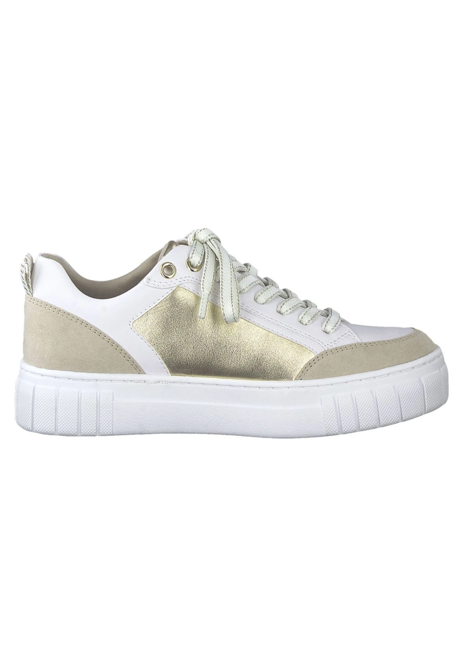 Marco Tozzi Sneakers Laag - White/Dune Comb 5 Marco Tozzi Sneakers Laag - White/Dune Comb - Afbeelding 5