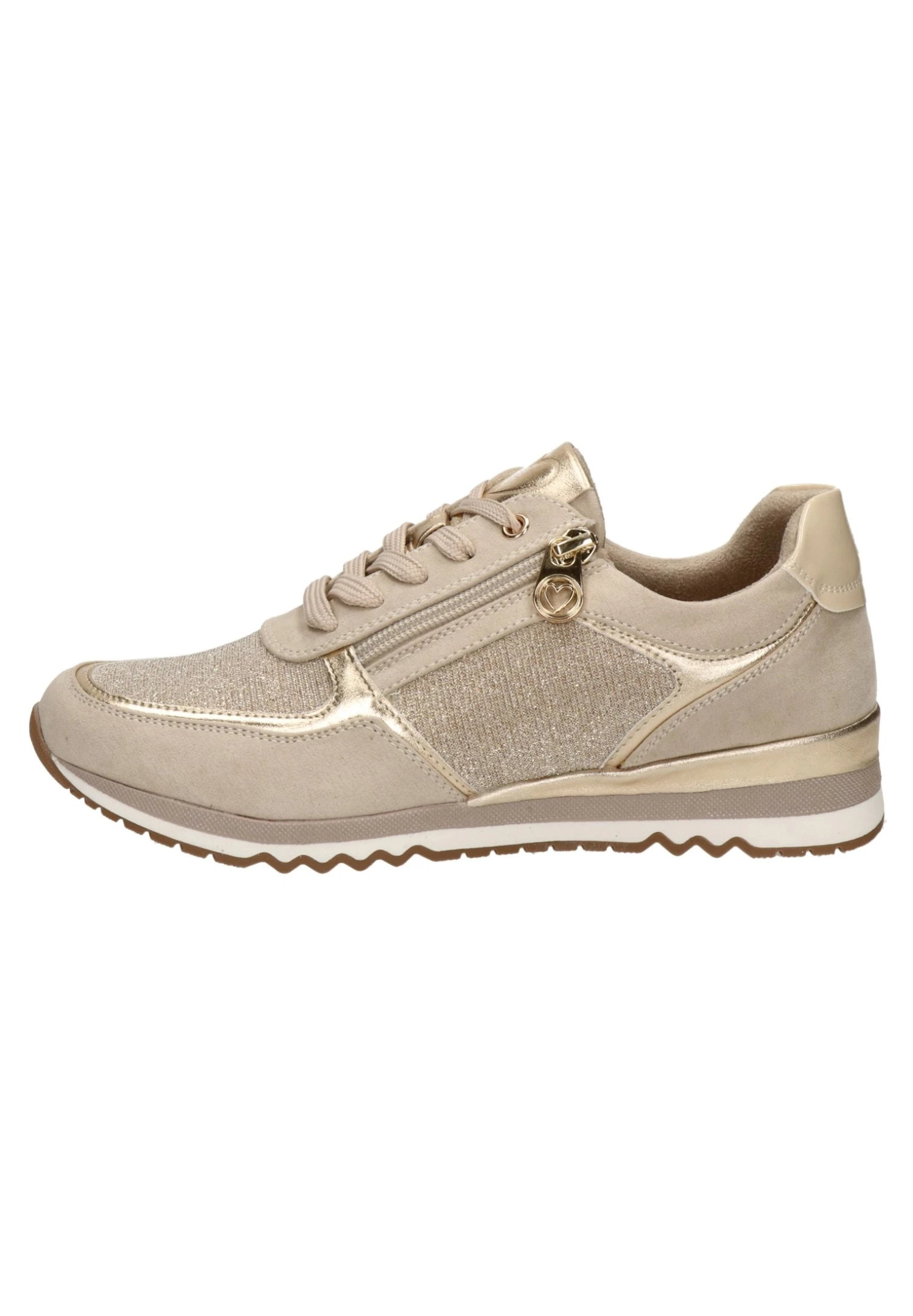 Marco Tozzi Sneakers Laag - Beige 1 Marco Tozzi Sneakers Laag - Beige