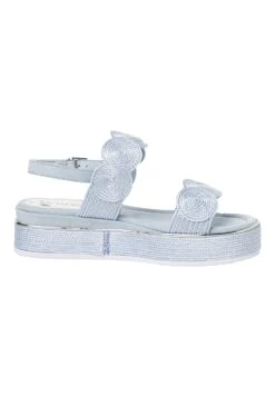 Marco Tozzi Sandalen Met Plateauzool - Lt Blue Met -Clothing store 9a45991a14f847caaa9662c63f8e1f45
