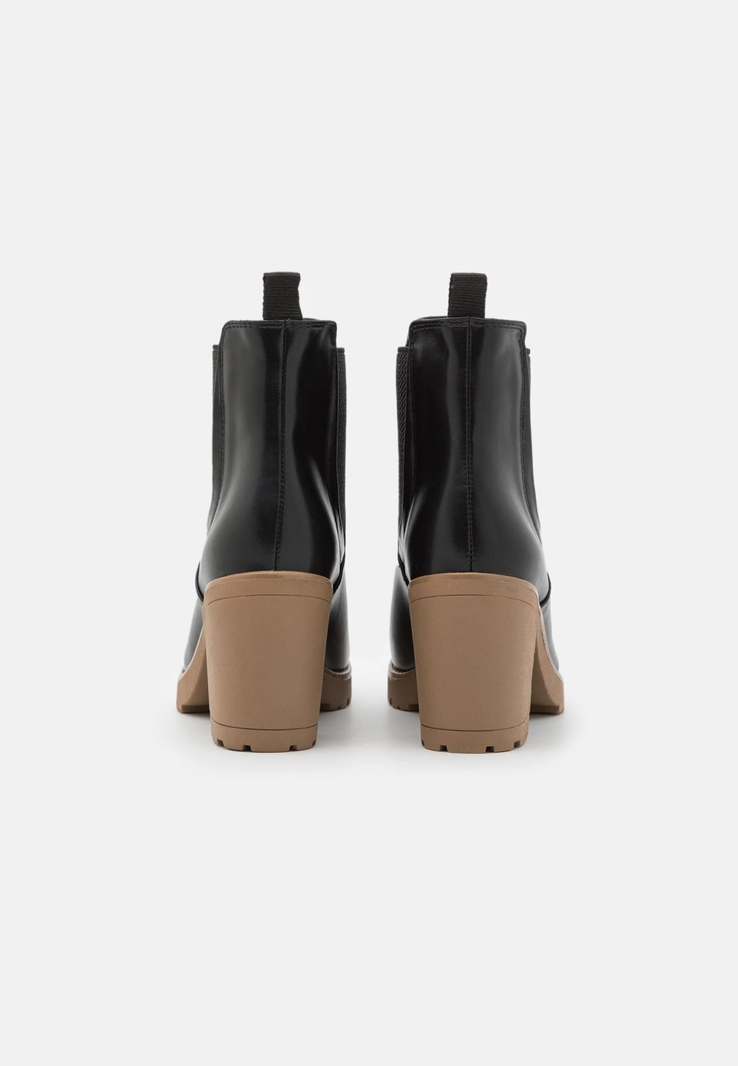 Marco Tozzi Enkellaarsjes Met Plateauzool - Black/Nature 4 Marco Tozzi Enkellaarsjes Met Plateauzool - Black/Nature - Afbeelding 4