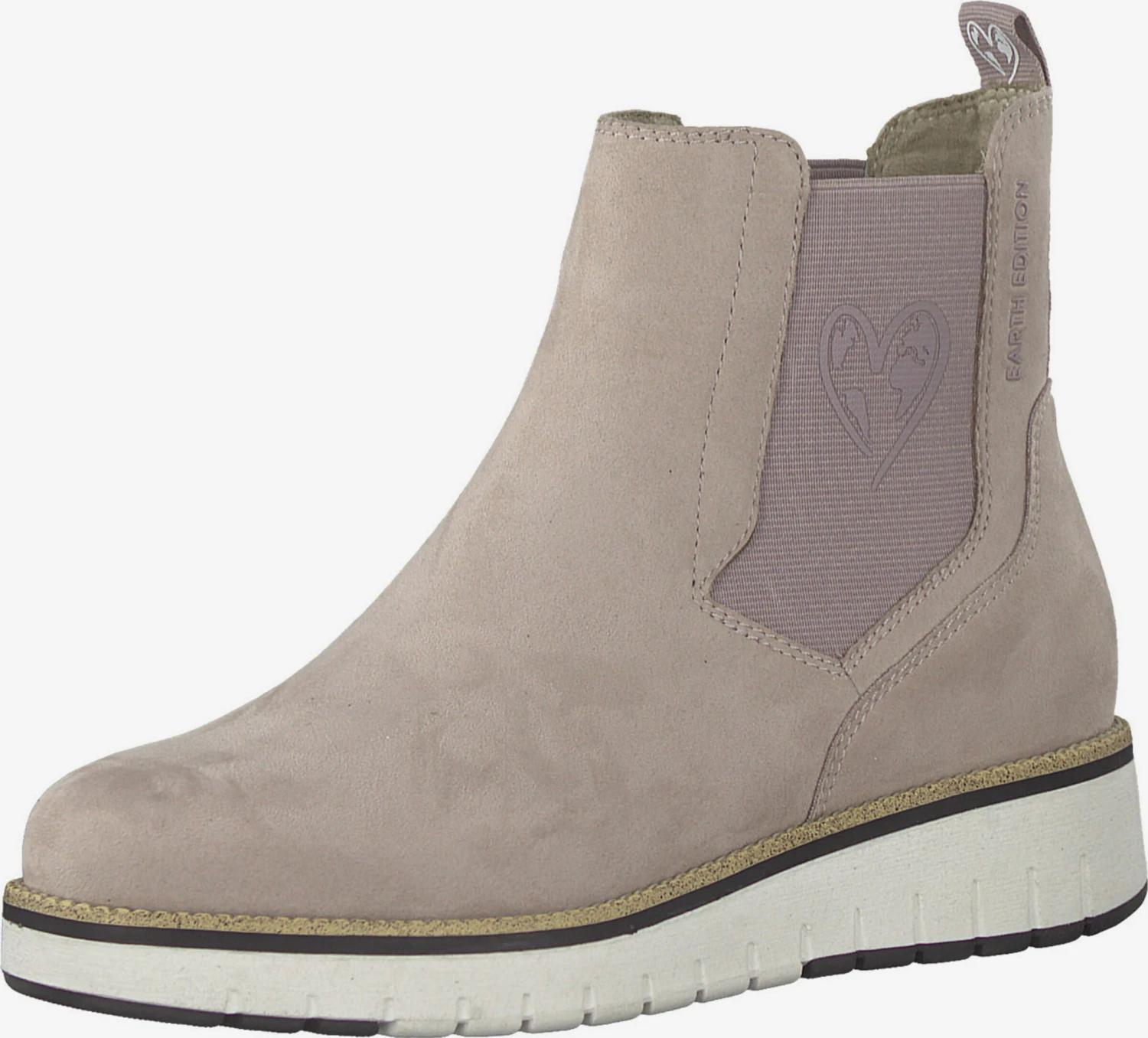 Enkellaarsjes Chelsea Boots Dames Mauve 1 Enkellaarsjes Chelsea Boots Dames Mauve