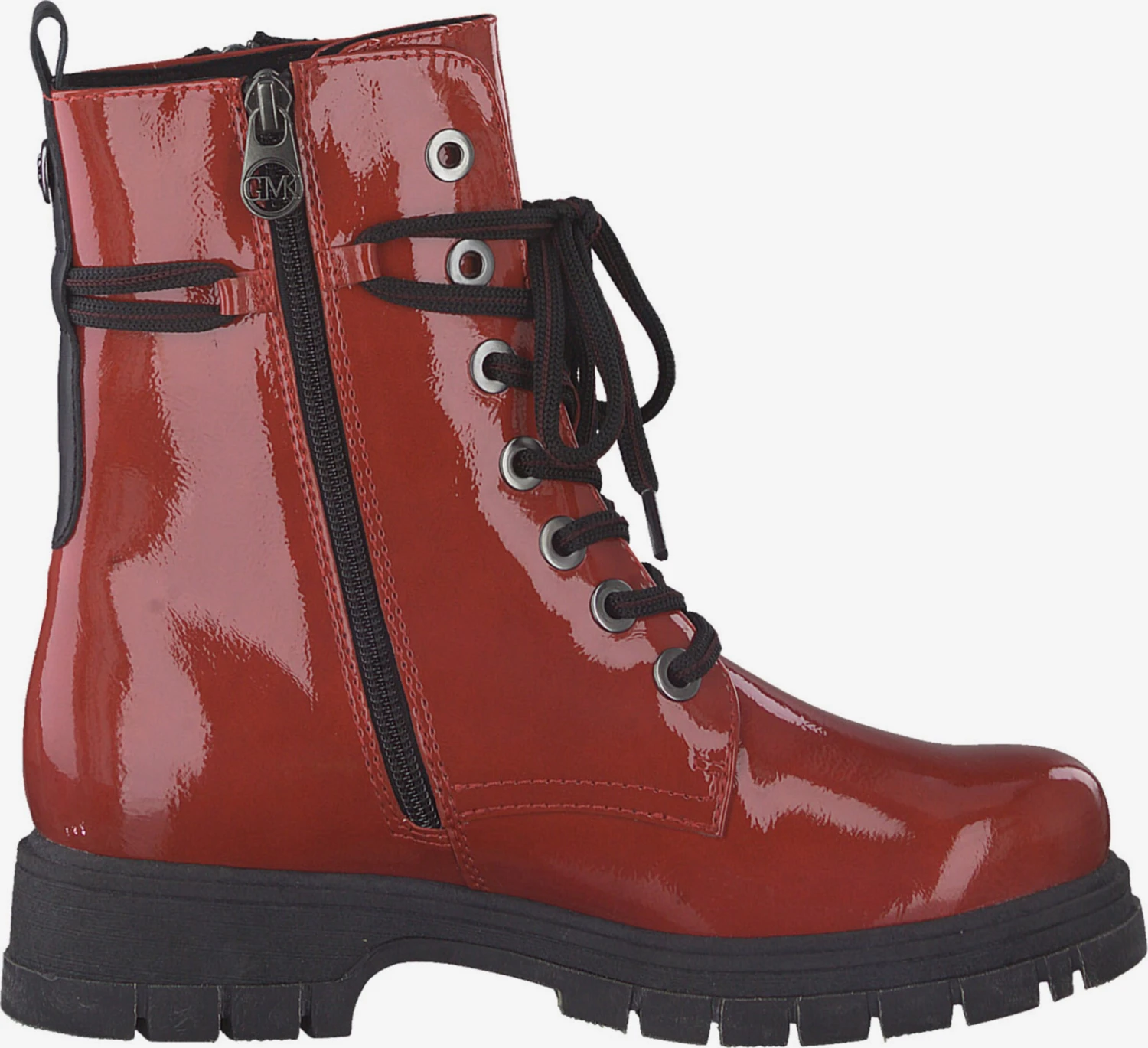 Marco Tozzi Enkellaarsjes Veterlaarsjes Dames Wijnrood 3 Marco Tozzi Enkellaarsjes Veterlaarsjes Dames Wijnrood - Afbeelding 3