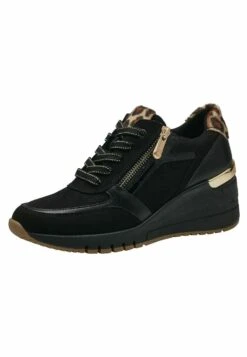 Marco Tozzi Sneakers Laag - Black Leo -Clothing store a4d60d344b814d9381aac3200c17ad66