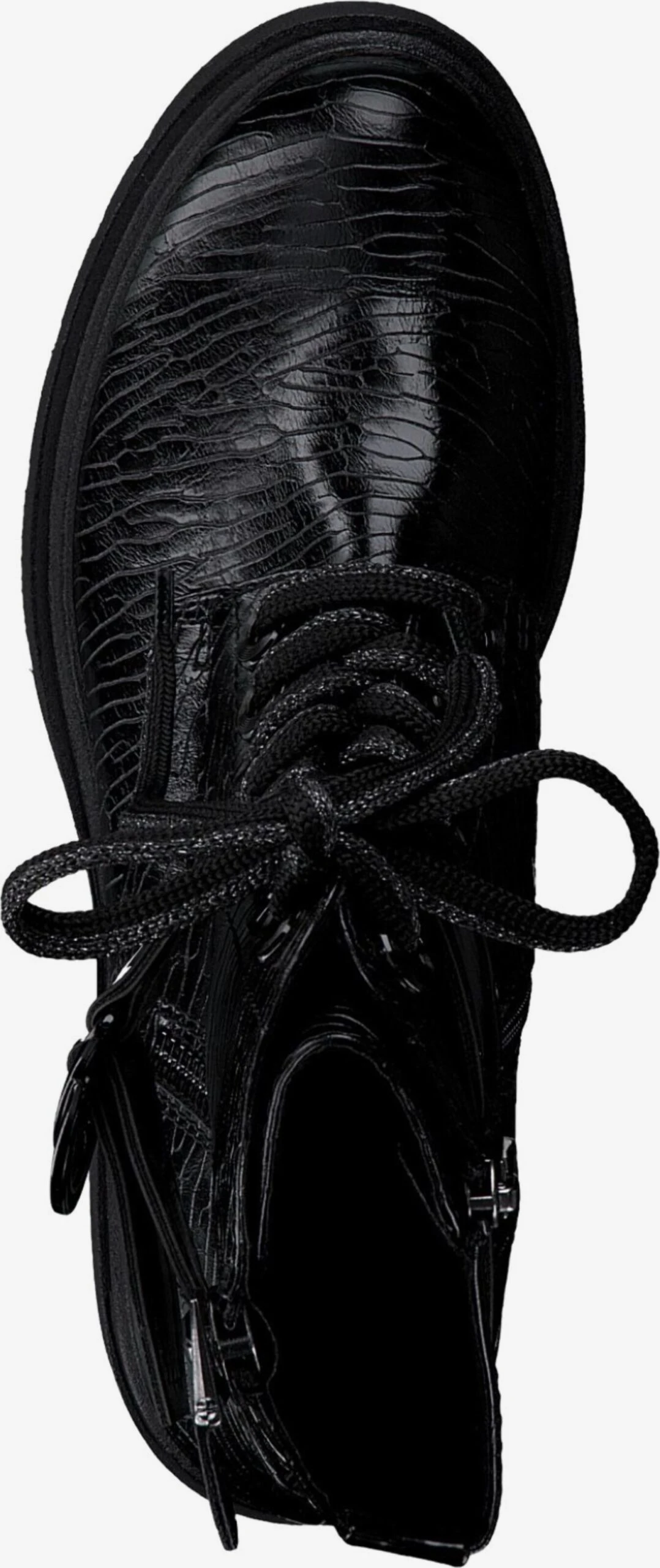 Marco Tozzi Enkellaarsjes Veterlaarsjes Dames Zwart 3 Marco Tozzi Enkellaarsjes Veterlaarsjes Dames Zwart - Afbeelding 3