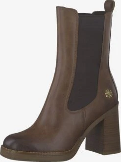 Enkellaarsjes Chelsea Boots Dames Donkerbruin
