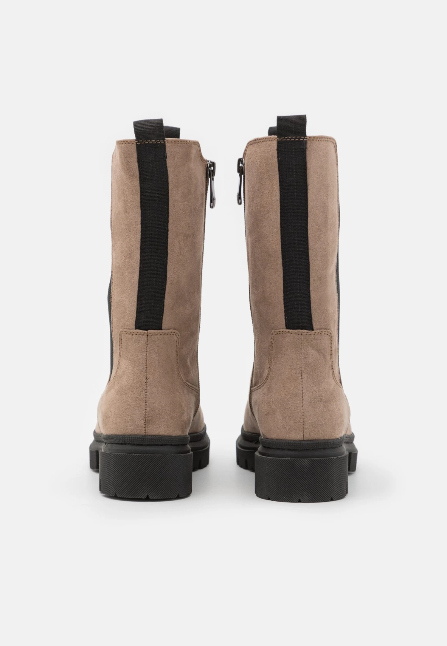 Marco Tozzi Plateaulaarzen - Taupe 4 Marco Tozzi Plateaulaarzen - Taupe - Afbeelding 4