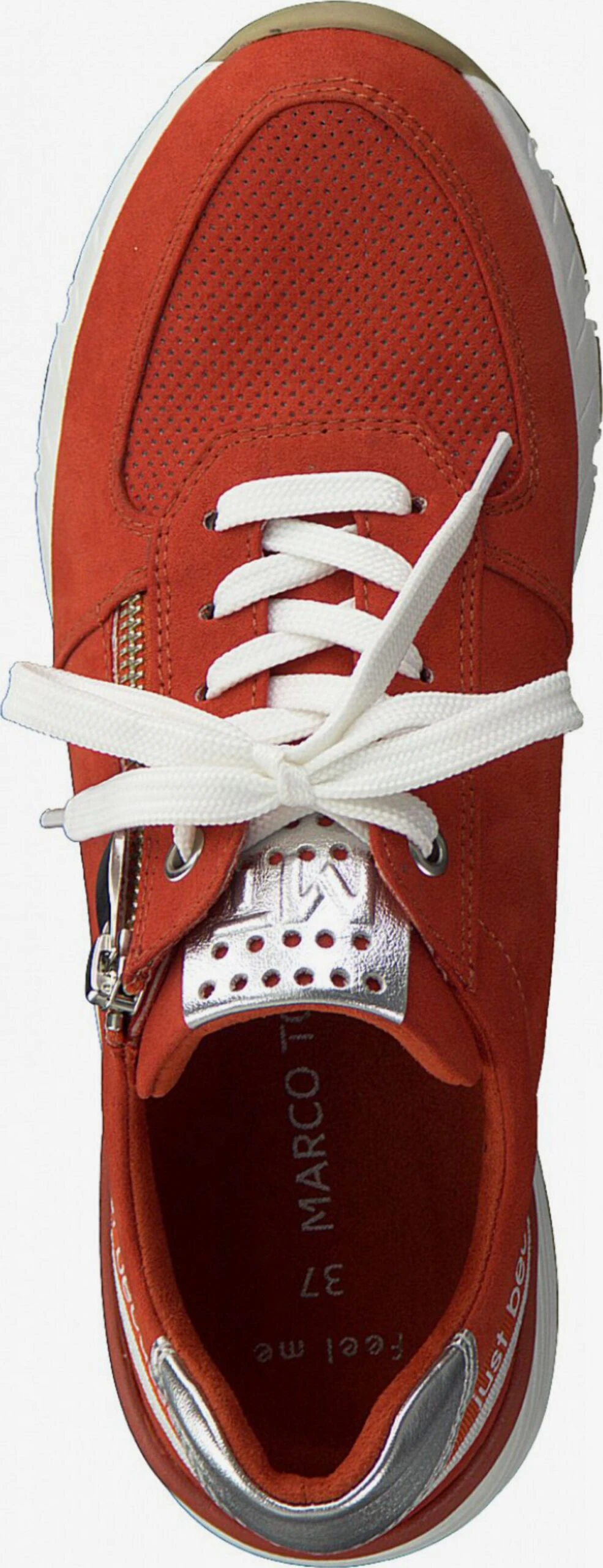 Marco Tozzi Lage Sneakers Sneakers Laag Dames Kreeft 4 Marco Tozzi Lage Sneakers Sneakers Laag Dames Kreeft - Afbeelding 4