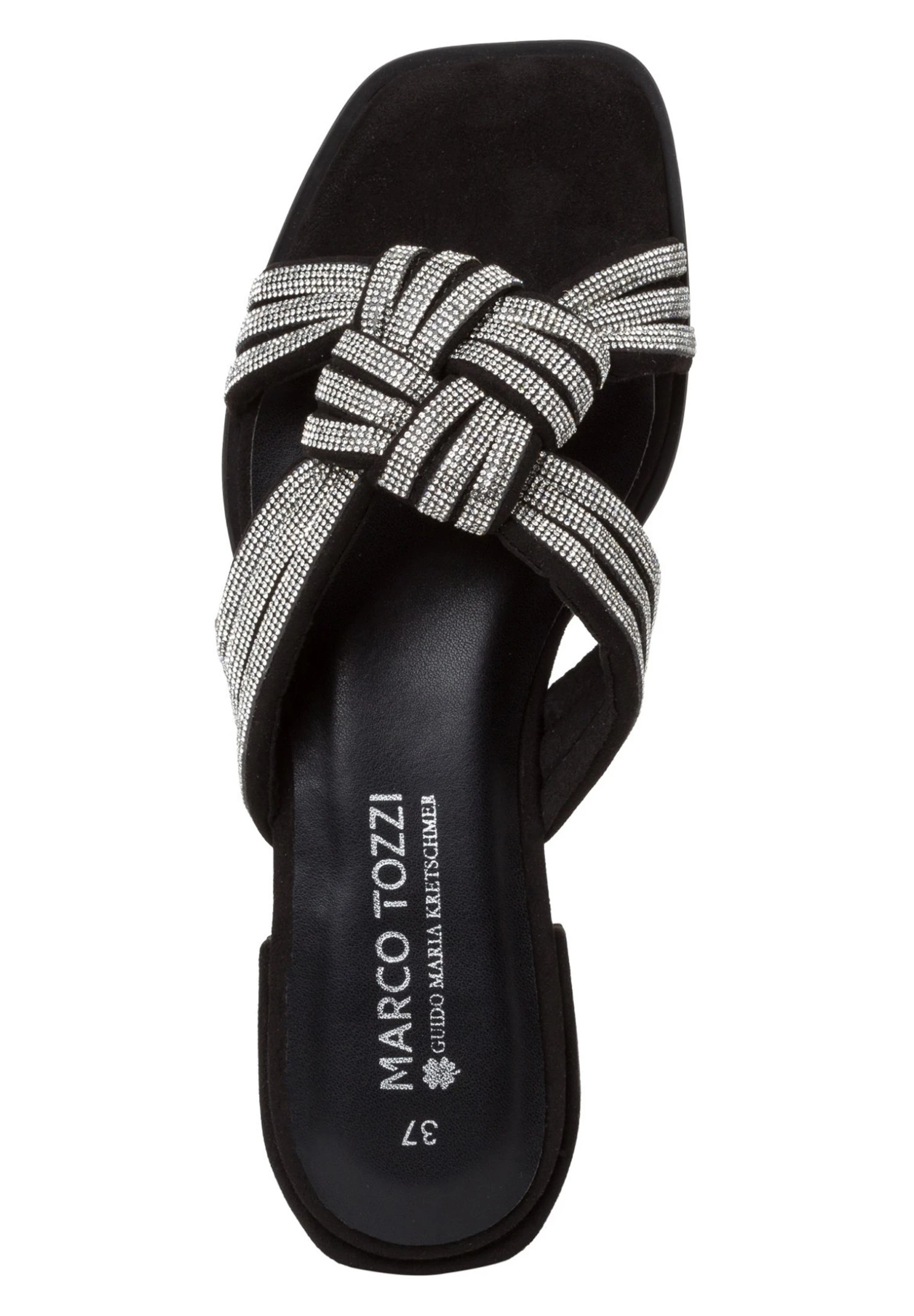 Marco Tozzi By Guido Maria Kretschmer - Muiltjes - Black Comb 3 Marco Tozzi By Guido Maria Kretschmer - Muiltjes - Black Comb - Afbeelding 3