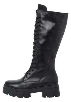 Marco Tozzi Plateaulaarzen - Black Antic