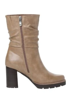 Marco Tozzi Stiefelette - Enkellaarsjes Met Hoge Hak - Taupe 9 Marco Tozzi Stiefelette - Enkellaarsjes Met Hoge Hak - Taupe -Clothing store b4139d581fb94d2f9a04c1dd288b31db