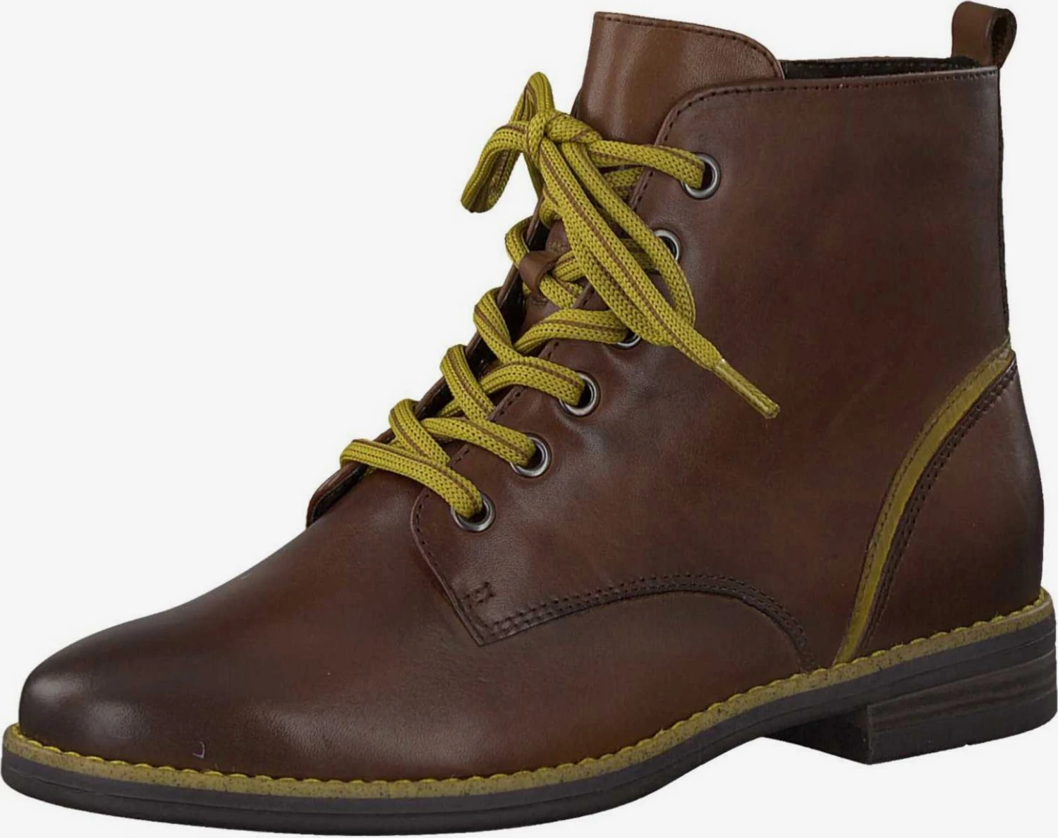 Marco Tozzi Enkellaarsjes Veterlaarsjes Dames Kastanjebruin 1 Marco Tozzi Enkellaarsjes Veterlaarsjes Dames Kastanjebruin