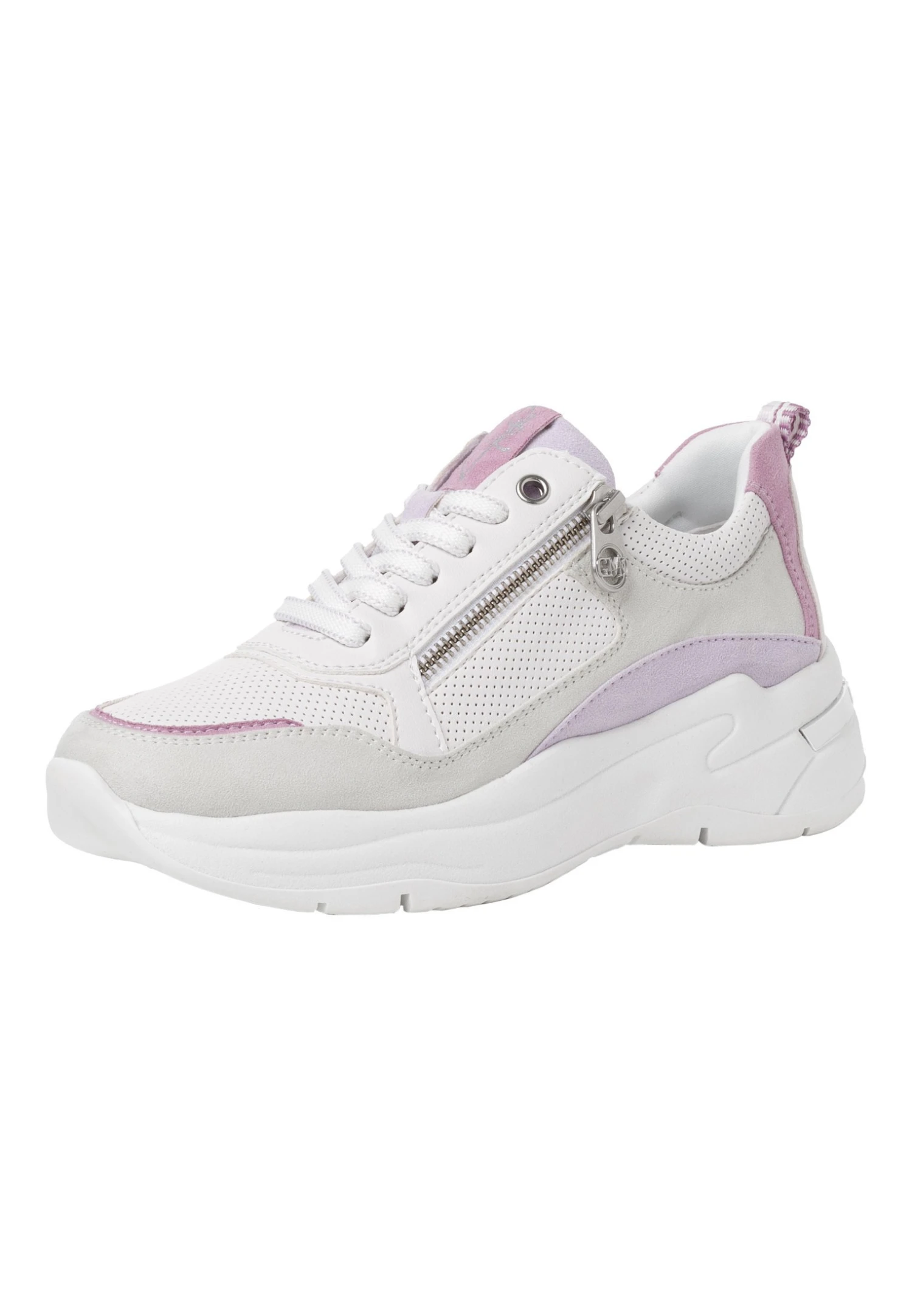 Marco Tozzi By Guido Maria Kretschmer - Sneakers Laag - White Lilac C. 2 Marco Tozzi By Guido Maria Kretschmer - Sneakers Laag - White Lilac C. - Afbeelding 2