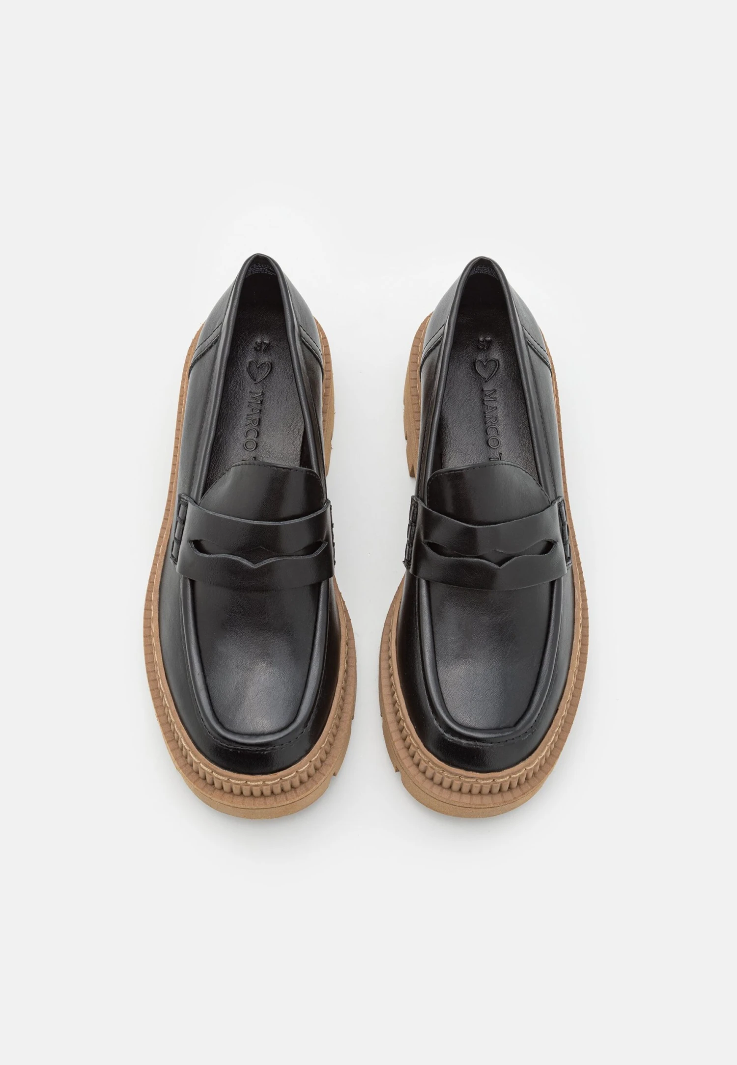 Marco Tozzi Instappers - Black/Nature 6 Marco Tozzi Instappers - Black/Nature - Afbeelding 6