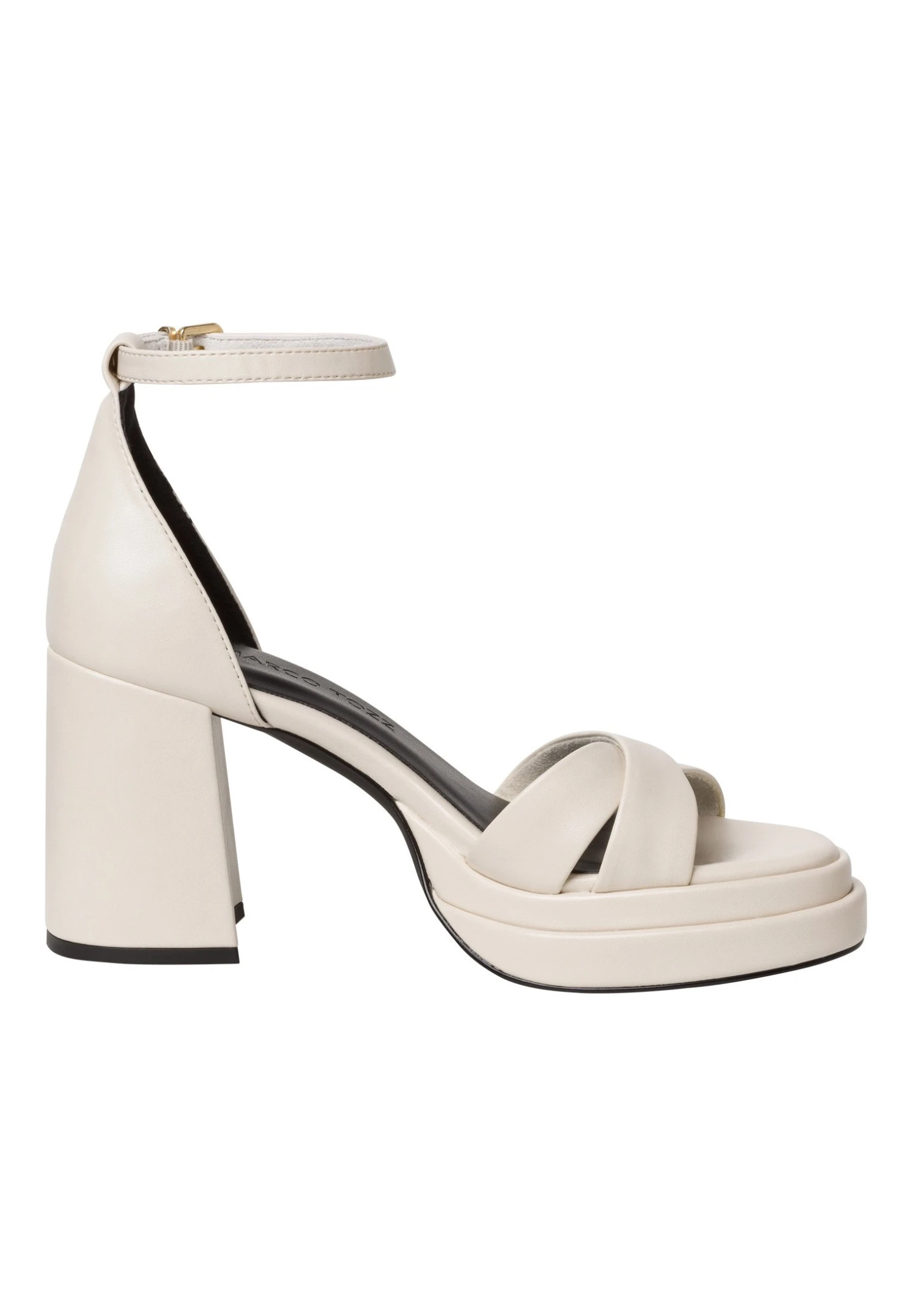 Marco Tozzi Sandalen Met Hoge Hak - Cream 5 Marco Tozzi Sandalen Met Hoge Hak - Cream - Afbeelding 5
