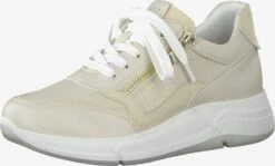 Marco Tozzi Casual Sneakers Sneakers Laag Dames Crème