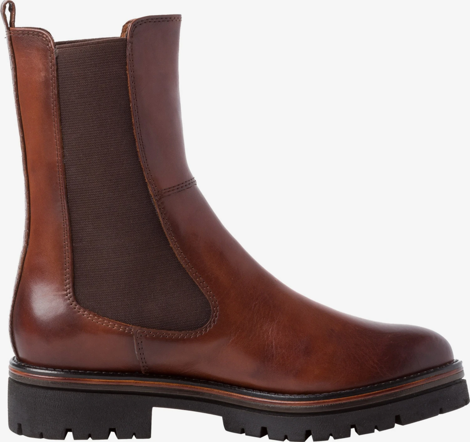 Enkellaarsjes Chelsea Boots Dames Donkerbruin 3 Enkellaarsjes Chelsea Boots Dames Donkerbruin - Afbeelding 3