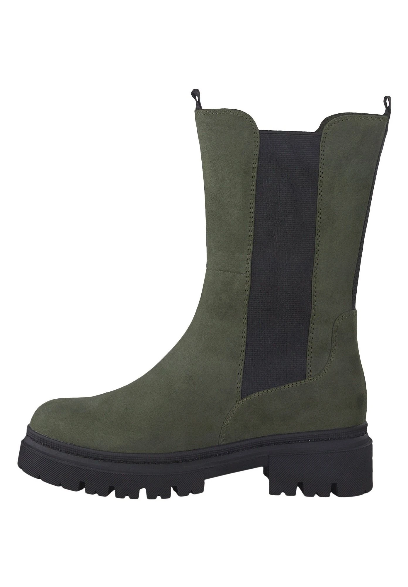 Marco Tozzi Plateaulaarzen - Khaki Comb 1 Marco Tozzi Plateaulaarzen - Khaki Comb