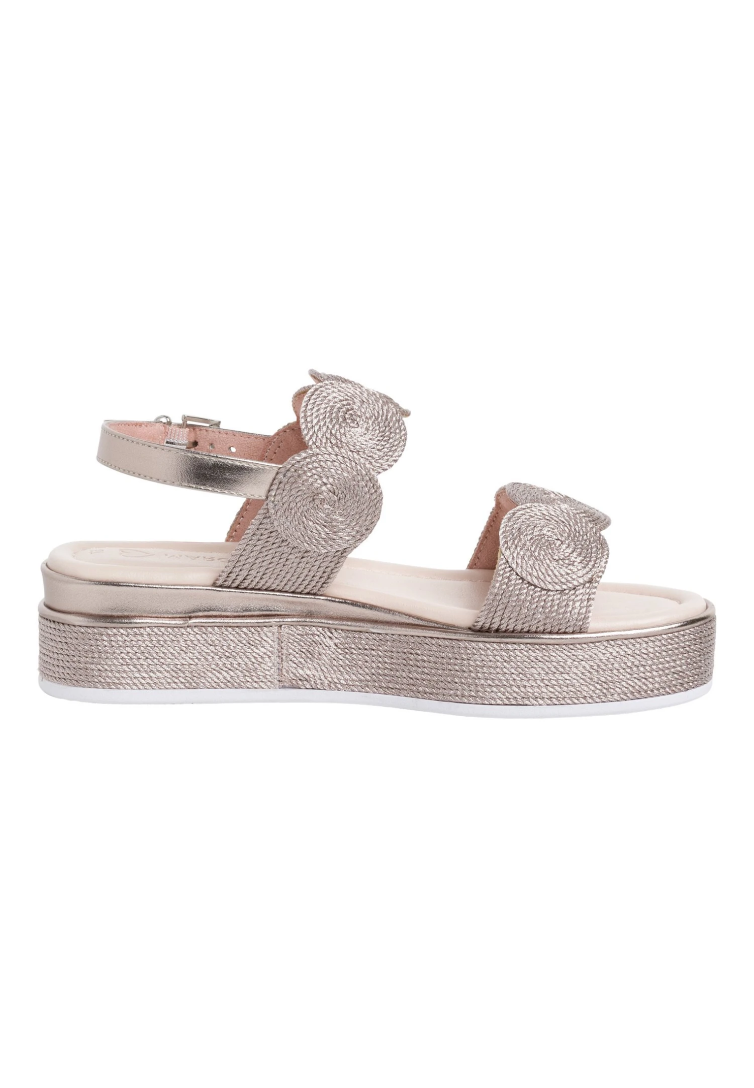 Marco Tozzi Sandalen Met Plateauzool - Rose Metallic 6 Marco Tozzi Sandalen Met Plateauzool - Rose Metallic - Afbeelding 6