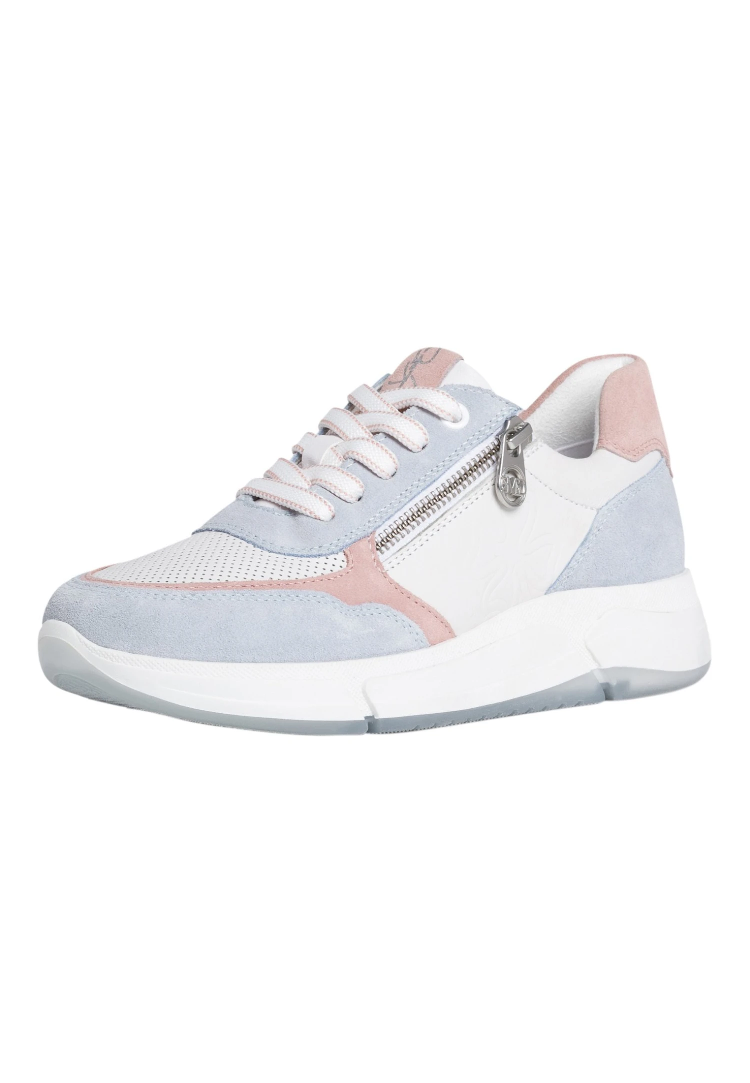 Marco Tozzi By Guido Maria Kretschmer - Sneakers Laag - White/L Blu C 2 Marco Tozzi By Guido Maria Kretschmer - Sneakers Laag - White/L Blu C - Afbeelding 2