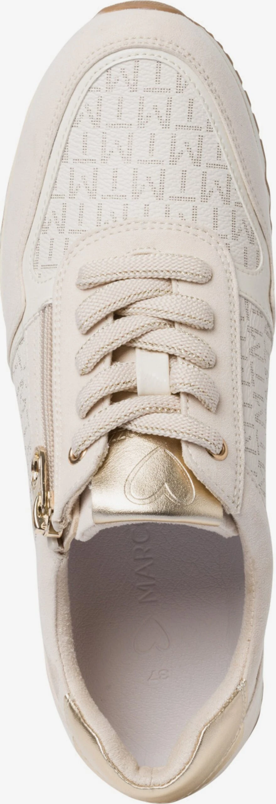 Marco Tozzi Casual Sneakers Sneakers Laag Dames Nude 2 Marco Tozzi Casual Sneakers Sneakers Laag Dames Nude - Afbeelding 2