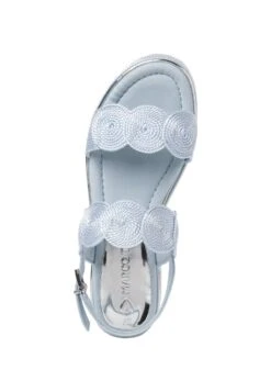 Marco Tozzi Sandalen Met Plateauzool - Lt Blue Met -Clothing store d4741d83a37e4e4eb88d417d03759bf1