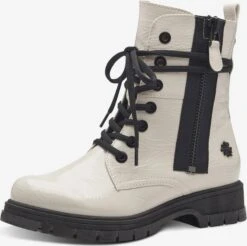 Enkellaarsjes Veterlaarsjes Dames Zilver