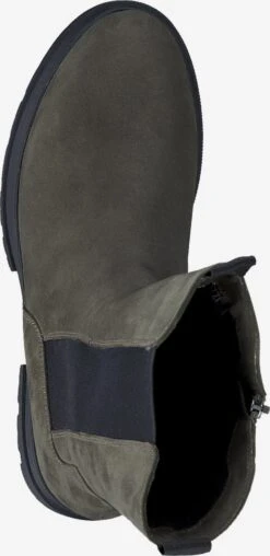 Marco Tozzi Enkellaarsjes Chelsea Boots Dames Donkergroen -Clothing store d683b1135e72b31de42c0a77274c7670