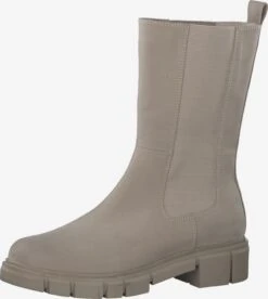 Marco Tozzi Enkellaarsjes Chelsea Boots Dames Beige Gemêleerd