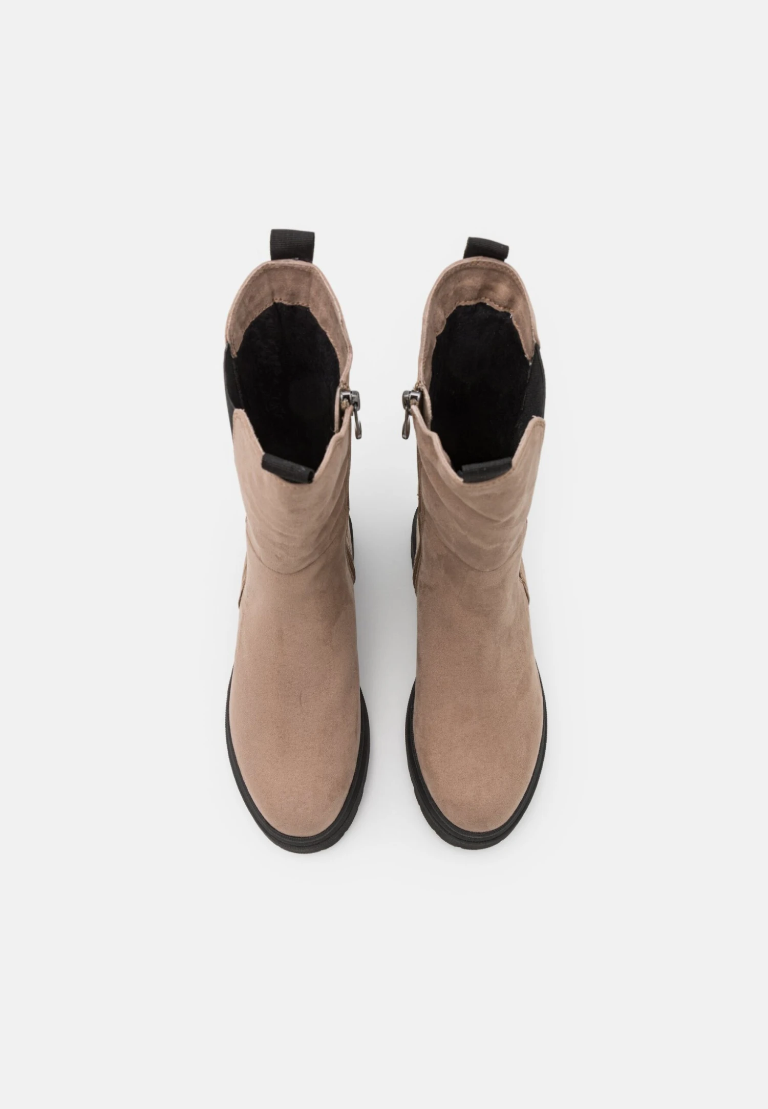 Marco Tozzi Plateaulaarzen - Taupe 6 Marco Tozzi Plateaulaarzen - Taupe - Afbeelding 6