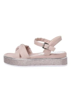 Marco Tozzi Sandalen Met Sleehak - Powder