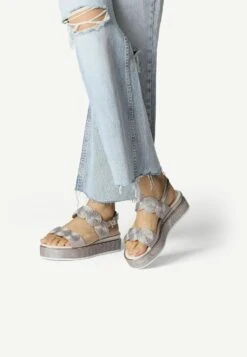 Marco Tozzi Sandalen Met Plateauzool - Rose Metallic