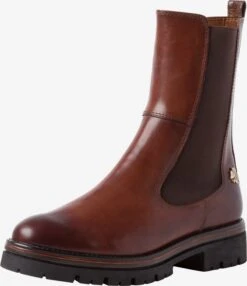 Enkellaarsjes Chelsea Boots Dames Donkerbruin