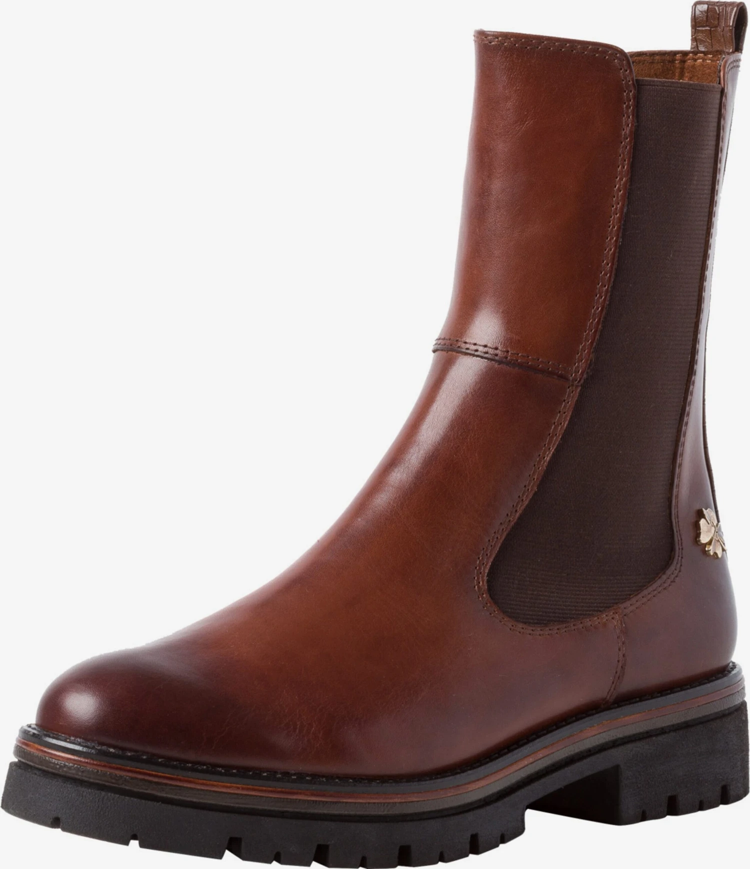 Enkellaarsjes Chelsea Boots Dames Donkerbruin 1 Enkellaarsjes Chelsea Boots Dames Donkerbruin