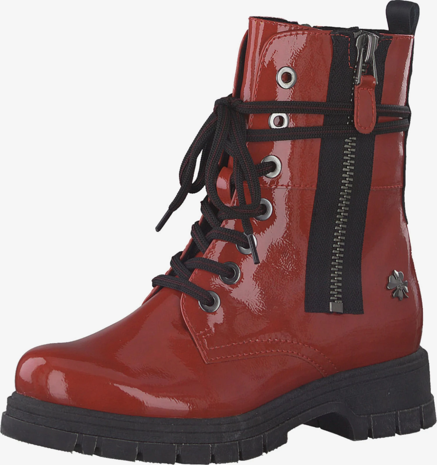 Marco Tozzi Enkellaarsjes Veterlaarsjes Dames Wijnrood 1 Marco Tozzi Enkellaarsjes Veterlaarsjes Dames Wijnrood