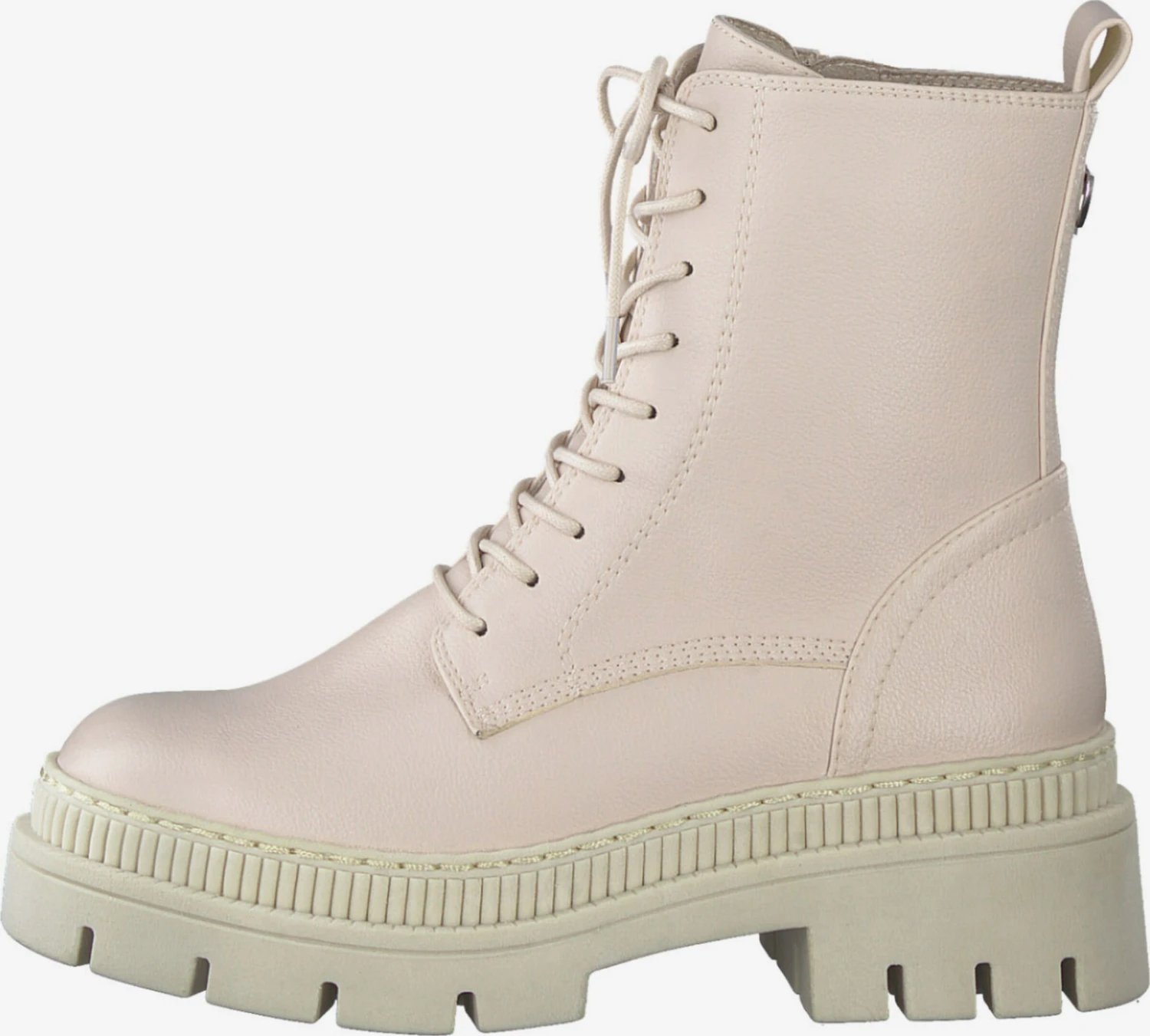 Marco Tozzi Enkellaarsjes Veterlaarsjes Dames Poederroze 2 Marco Tozzi Enkellaarsjes Veterlaarsjes Dames Poederroze - Afbeelding 2